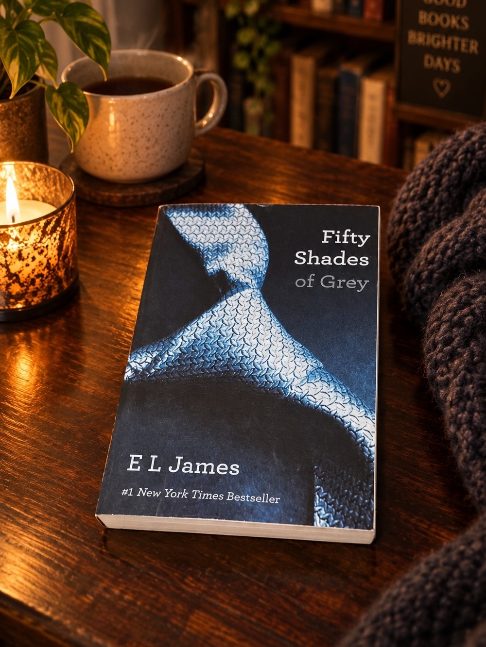 Fifty Shades of Grey by — Classic Black & Silver Coffee Table Book